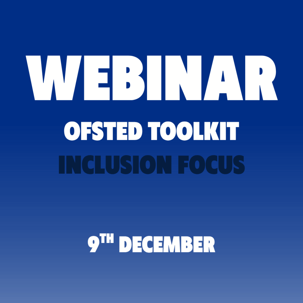 ofsted toolkit webinar graphic 9th december