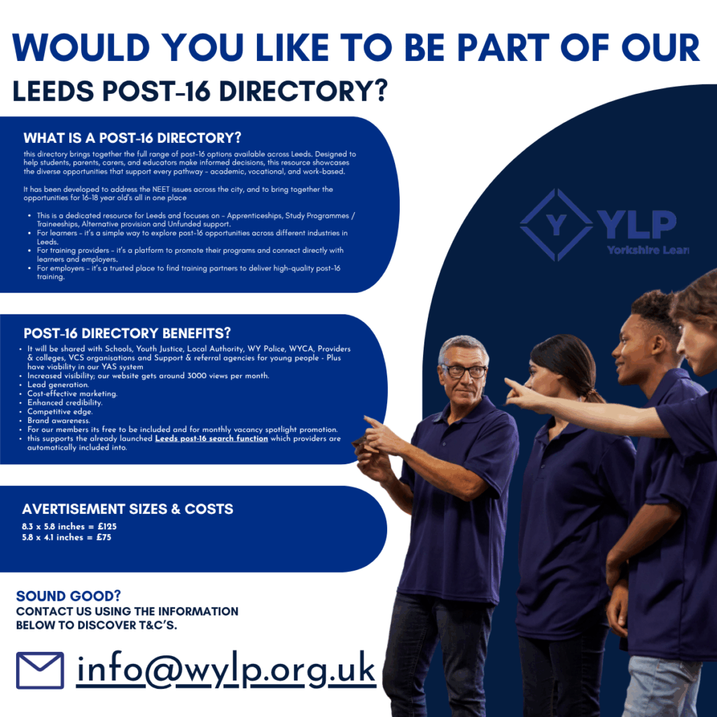 Leeds Post-16 Flyer Ad