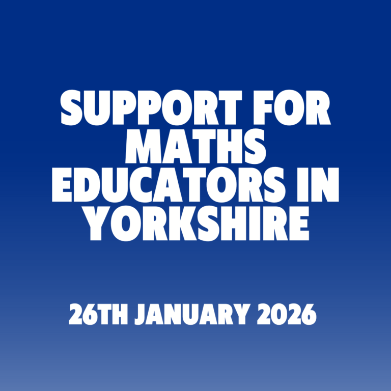 support for maths educators in Yorkshire