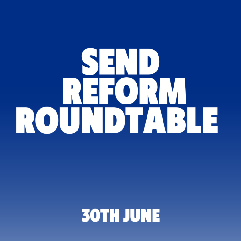 send reform event graphic